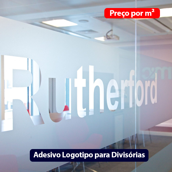 Adesivo Logotipo para Divisórias