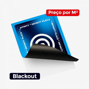 Adesivo em Vinil Blackout Vinil Blackout - Preço por M² - Colorido -  Brilho ou Fosco 