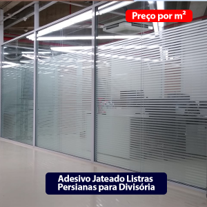 Adesivo Jateado Listras Persianas - Adesivo Vinil Preço por M² - Impressão Colorida  - Jateado 