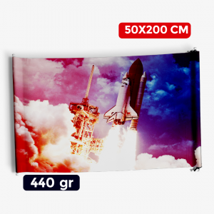 Faixa banner - 440g Lona 440g 50x200    